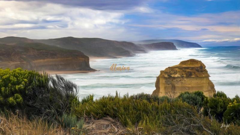 "Cliffs at Gibson"  South Ocean, Australia
